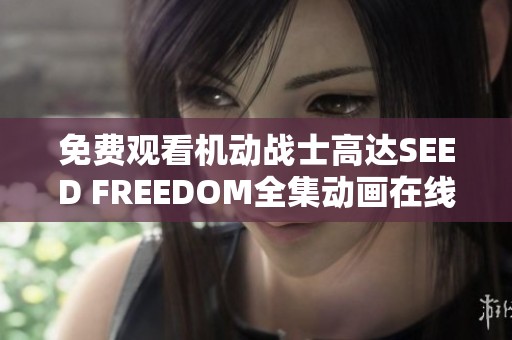 免费观看机动战士高达SEED FREEDOM全集动画在线观看攻略分享