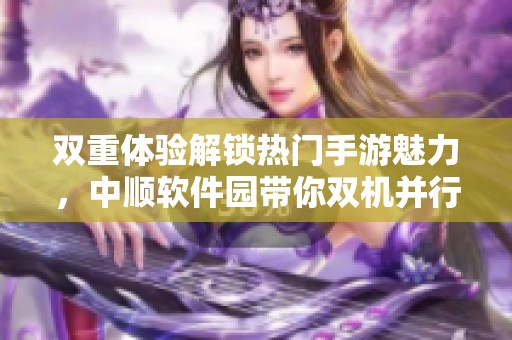双重体验解锁热门手游魅力，中顺软件园带你双机并行畅玩体验
