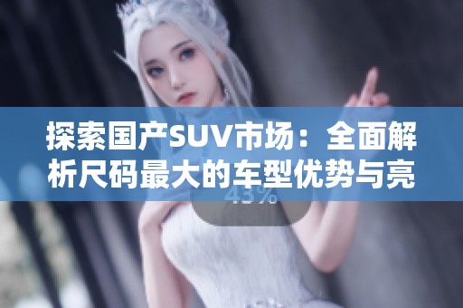 探索国产SUV市场：全面解析尺码最大的车型优势与亮点