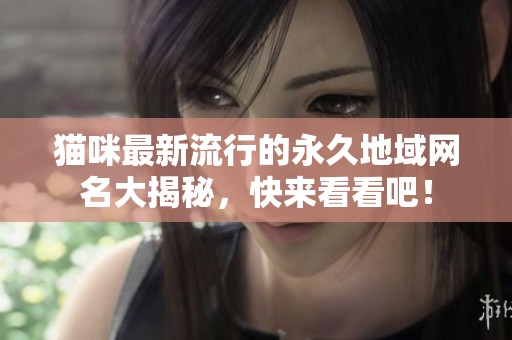 猫咪最新流行的永久地域网名大揭秘，快来看看吧！