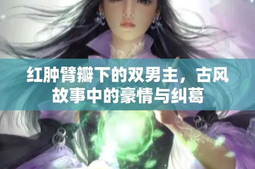 红肿臂瓣下的双男主，古风故事中的豪情与纠葛