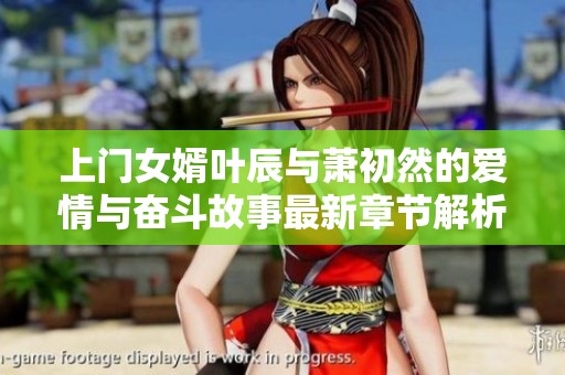 上门女婿叶辰与萧初然的爱情与奋斗故事最新章节解析