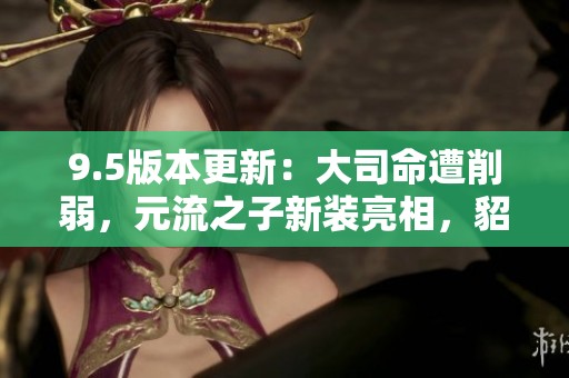 9.5版本更新：大司命遭削弱，元流之子新装亮相，貂蝉重做调整
