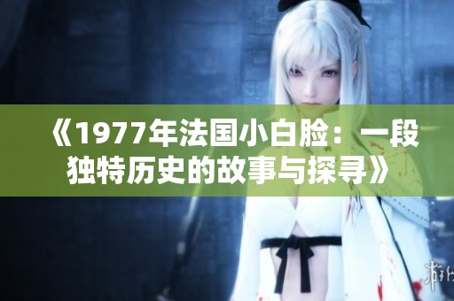 《1977年法国小白脸：一段独特历史的故事与探寻》