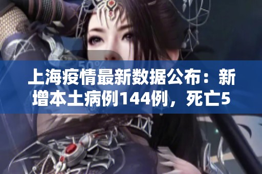 上海疫情最新数据公布：新增本土病例144例，死亡5例