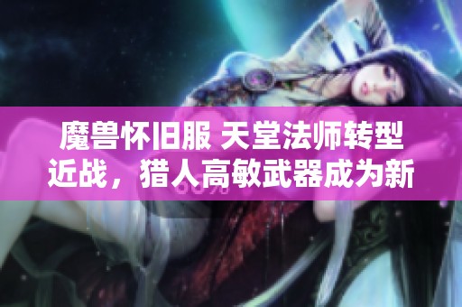 魔兽怀旧服 天堂法师转型近战，猎人高敏武器成为新宠