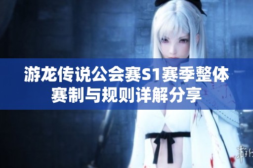 游龙传说公会赛S1赛季整体赛制与规则详解分享