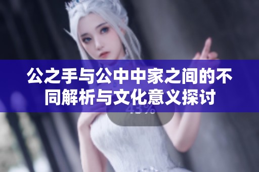 公之手与公中中家之间的不同解析与文化意义探讨