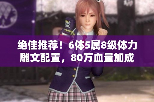 绝佳推荐！6体5属8级体力雕文配置，80万血量加成解析
