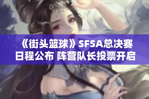 《街头篮球》SFSA总决赛日程公布 阵营队长投票开启注意事项