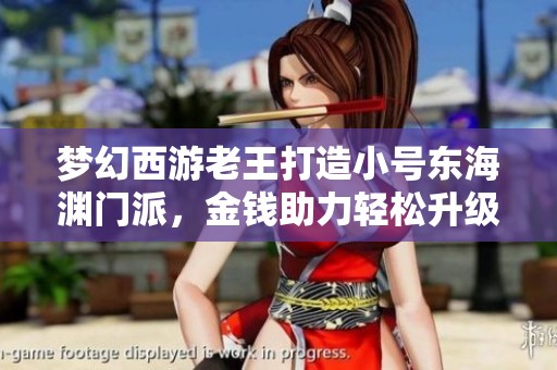 梦幻西游老王打造小号东海渊门派，金钱助力轻松升级之路