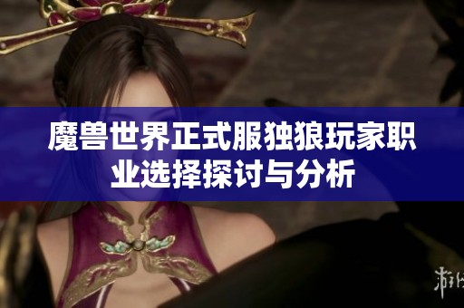 魔兽世界正式服独狼玩家职业选择探讨与分析