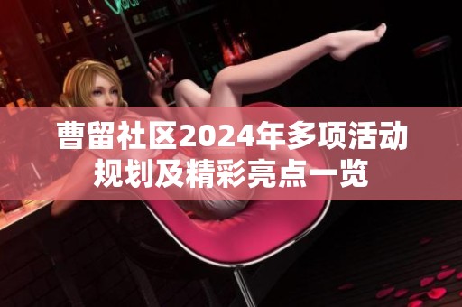 曹留社区2024年多项活动规划及精彩亮点一览