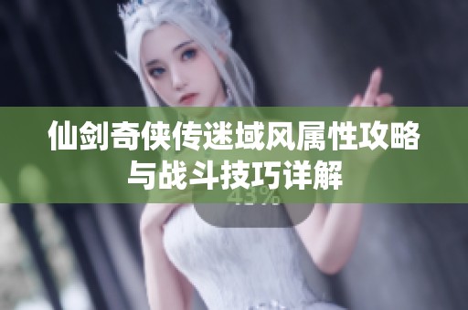 仙剑奇侠传迷域风属性攻略与战斗技巧详解