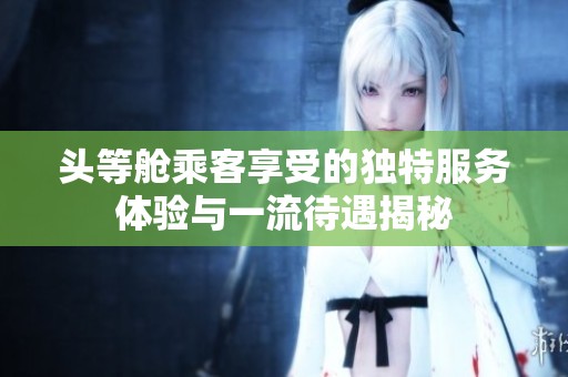头等舱乘客享受的独特服务体验与一流待遇揭秘