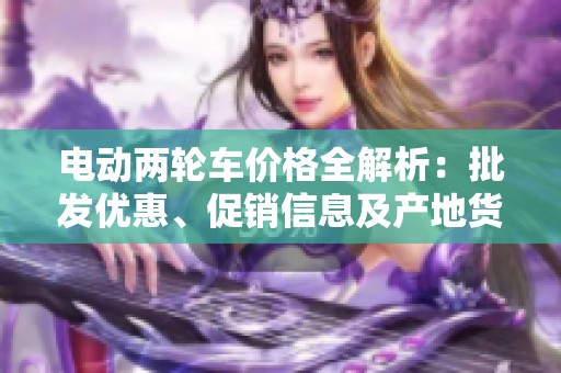 电动两轮车价格全解析：批发优惠、促销信息及产地货源分享