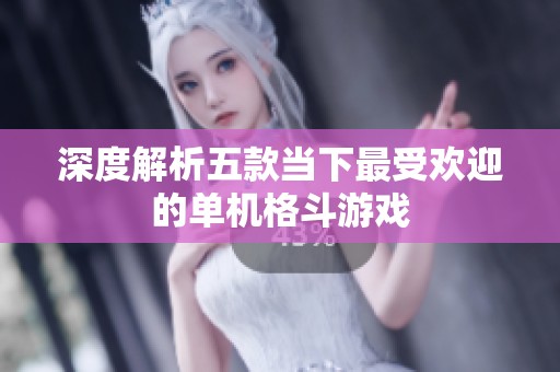 深度解析五款当下最受欢迎的单机格斗游戏