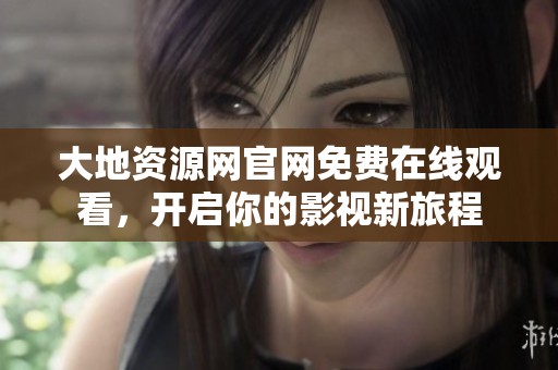 大地资源网官网免费在线观看，开启你的影视新旅程