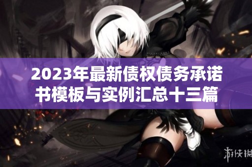 2023年最新债权债务承诺书模板与实例汇总十三篇