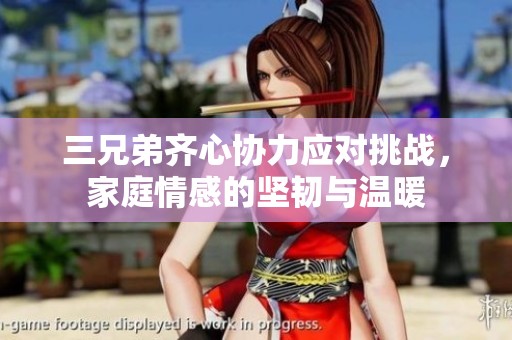 三兄弟齐心协力应对挑战，家庭情感的坚韧与温暖