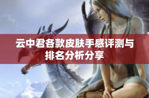 云中君各款皮肤手感评测与排名分析分享