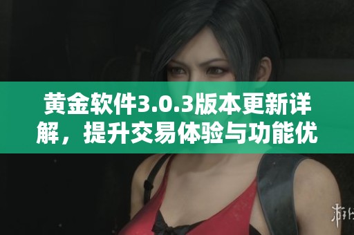 黄金软件3.0.3版本更新详解，提升交易体验与功能优化