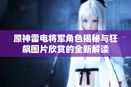 原神雷电将军角色揭秘与狂飙图片欣赏的全新解读