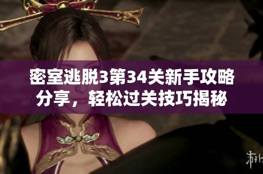 密室逃脱3第34关新手攻略分享，轻松过关技巧揭秘