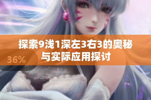 探索9浅1深左3右3的奥秘与实际应用探讨