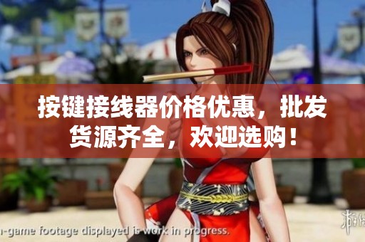 按键接线器价格优惠，批发货源齐全，欢迎选购！