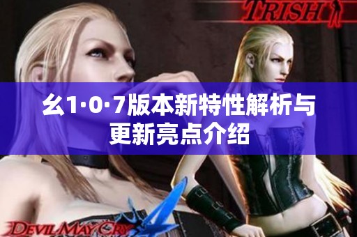 幺1·0·7版本新特性解析与更新亮点介绍