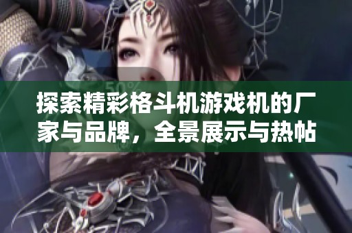 探索精彩格斗机游戏机的厂家与品牌，全景展示与热帖分享