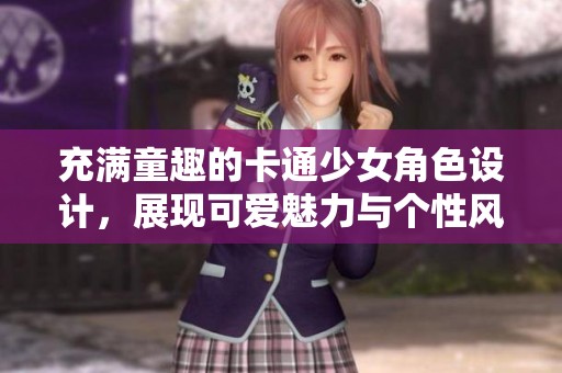 充满童趣的卡通少女角色设计，展现可爱魅力与个性风采