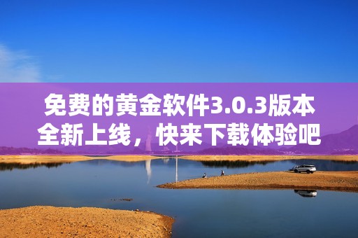 免费的黄金软件3.0.3版本全新上线，快来下载体验吧