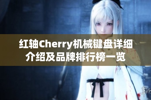 红轴Cherry机械键盘详细介绍及品牌排行榜一览