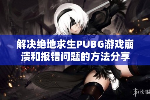 解决绝地求生PUBG游戏崩溃和报错问题的方法分享