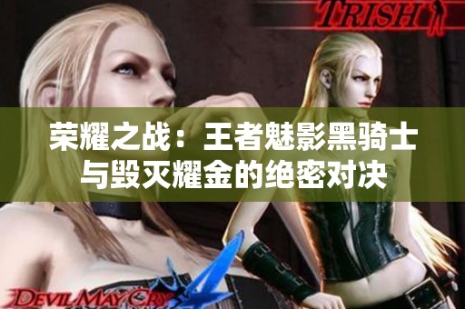 荣耀之战：王者魅影黑骑士与毁灭耀金的绝密对决