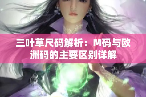 三叶草尺码解析：M码与欧洲码的主要区别详解