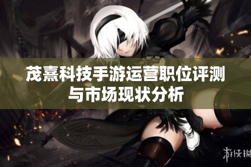 茂熹科技手游运营职位评测与市场现状分析