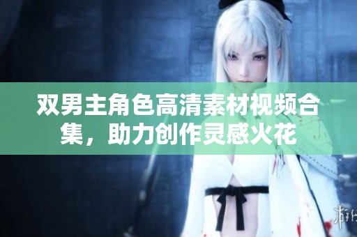 双男主角色高清素材视频合集，助力创作灵感火花