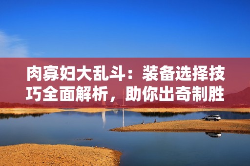 肉寡妇大乱斗：装备选择技巧全面解析，助你出奇制胜！