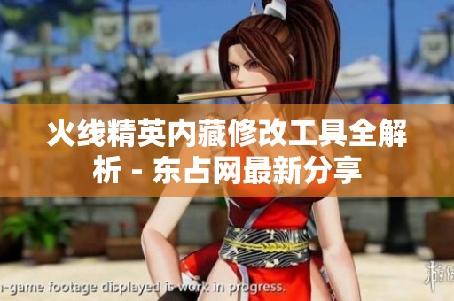 火线精英内藏修改工具全解析 - 东占网最新分享