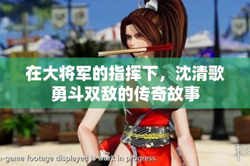在大将军的指挥下，沈清歌勇斗双敌的传奇故事