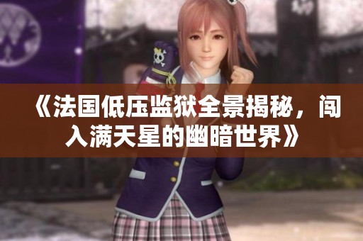 《法国低压监狱全景揭秘，闯入满天星的幽暗世界》