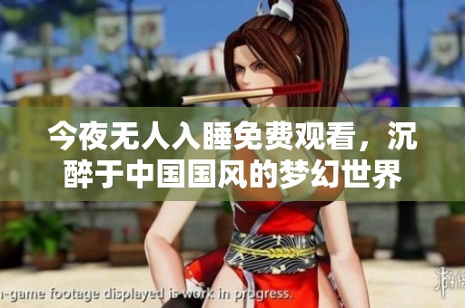 今夜无人入睡免费观看，沉醉于中国国风的梦幻世界