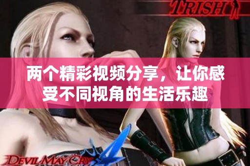 两个精彩视频分享，让你感受不同视角的生活乐趣