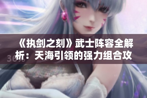《执剑之刻》武士阵容全解析：天海引领的强力组合攻略大揭秘!