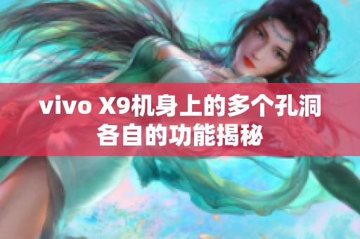 vivo X9机身上的多个孔洞各自的功能揭秘