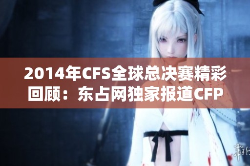 2014年CFS全球总决赛精彩回顾：东占网独家报道CFPLS14决赛盛况