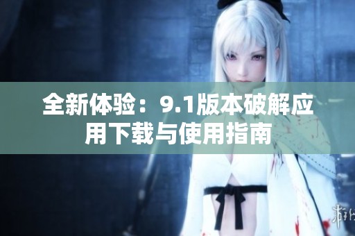 全新体验：9.1版本破解应用下载与使用指南